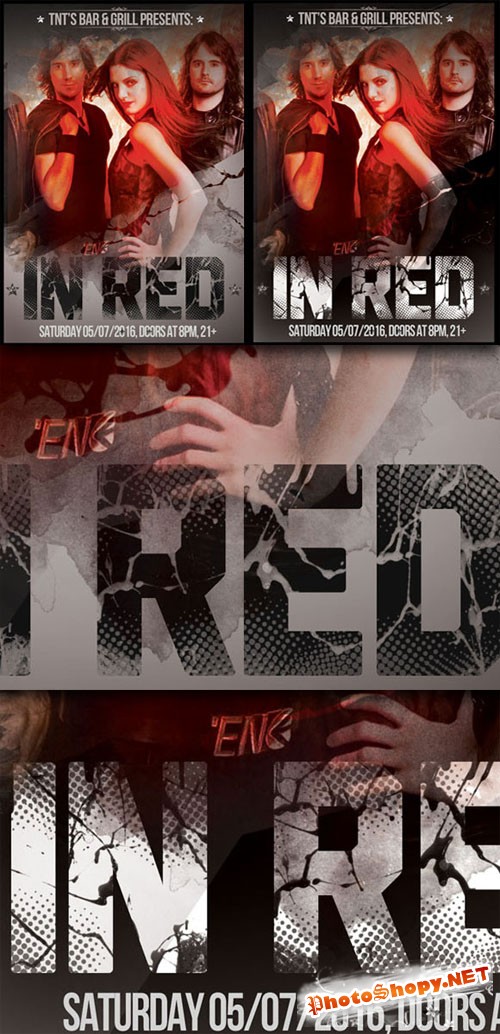 CreativeMarket - Event Flyer "Red"