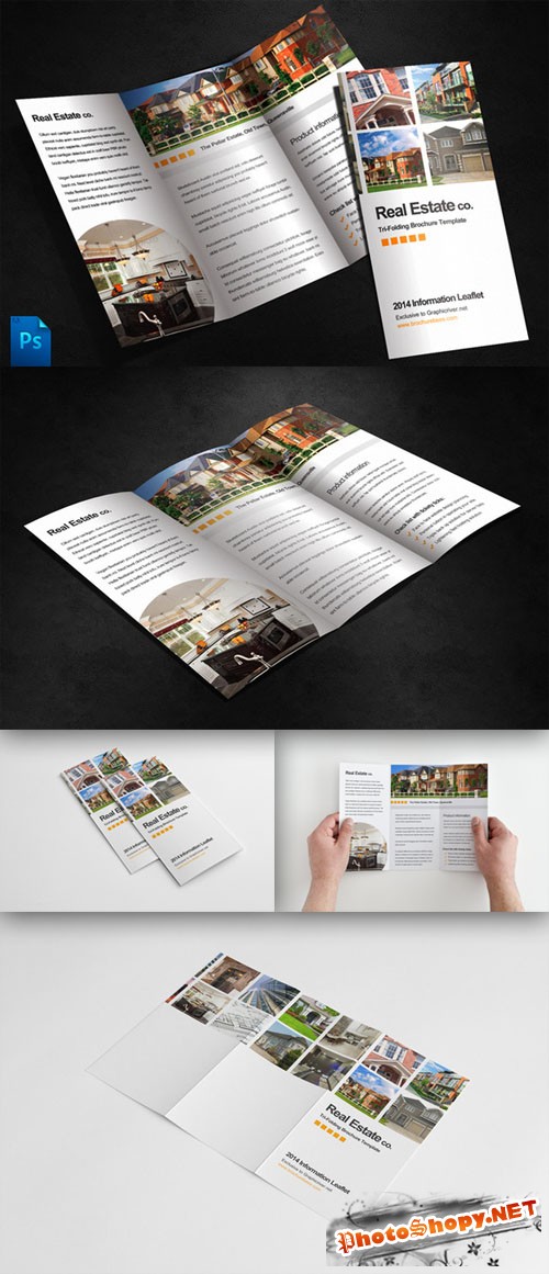 CreativeMarket - Real Estate Brochure Template