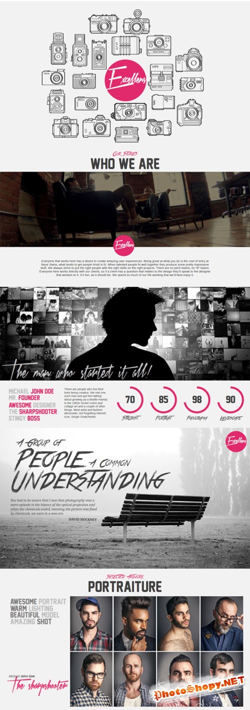 CreativeMarket - Excellens Photography PowerPoint
