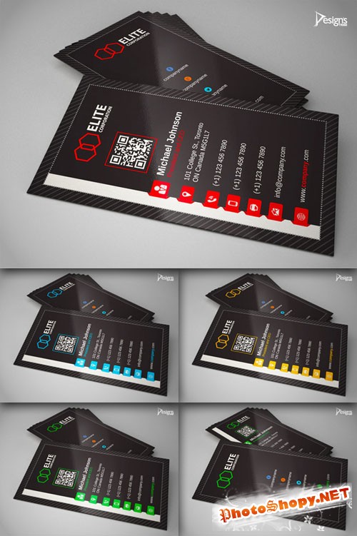 CreativeMarket - Business Card 7 - Ai and EPS Vector Template
