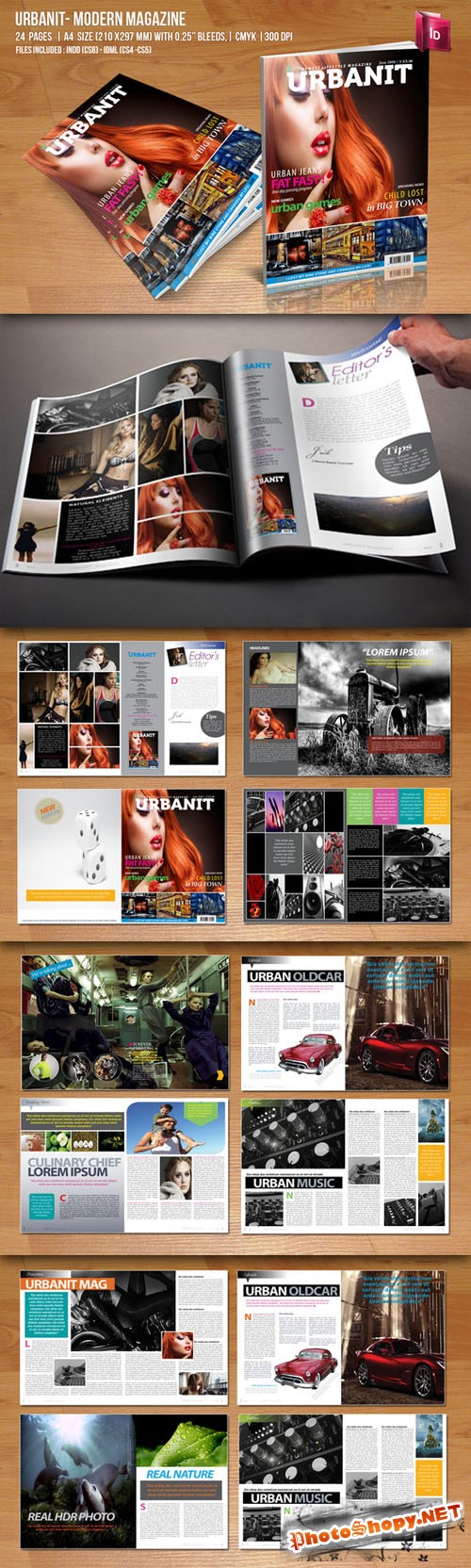 CreativeMarket - Urbanit - Modern Magazine