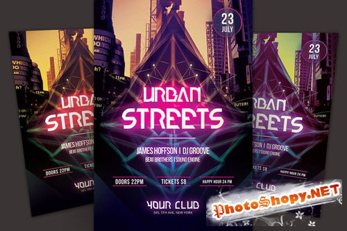 CreativeMarket - Urban Streets Flyer