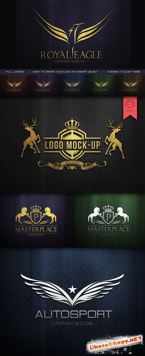 Logo Mock-Up V1 - CreativeMarket 33497