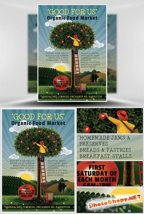 Flyer Template - Organic Market