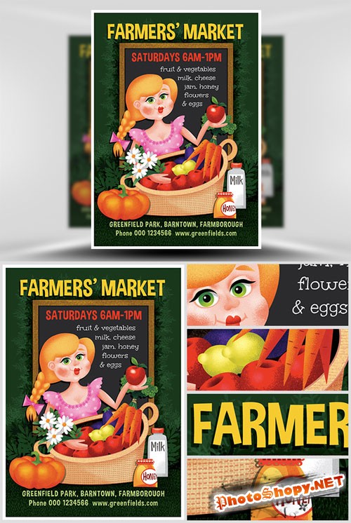 Farmers Market Flyer Template