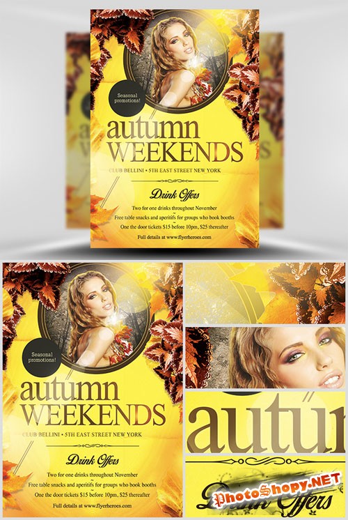 Autumn Weekends Flyer Template