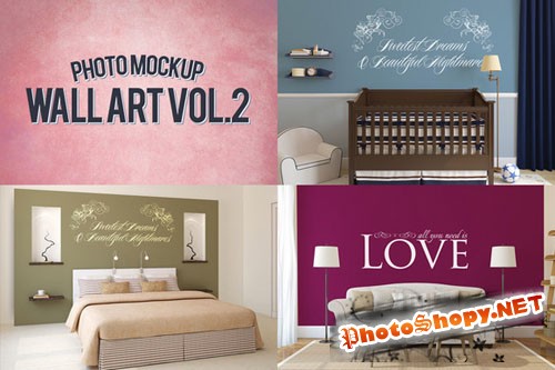 CreativeMarket 48633 - Wall Art Photo Mockups Volume 2