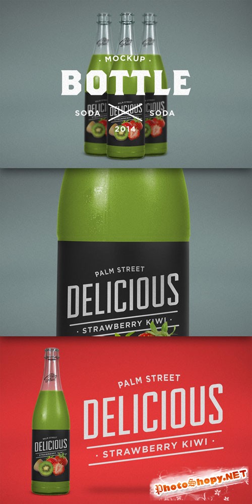 CreativeMarket - Flavored Soda Mock-Up 63344