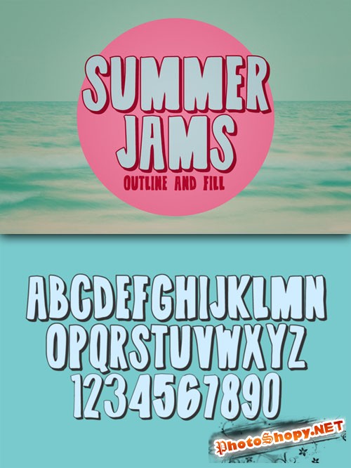 CreativeMarket - Summer Jams Font Family 6316