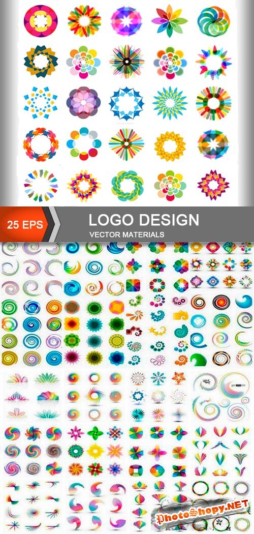 Дизайн абстрактных логотипов