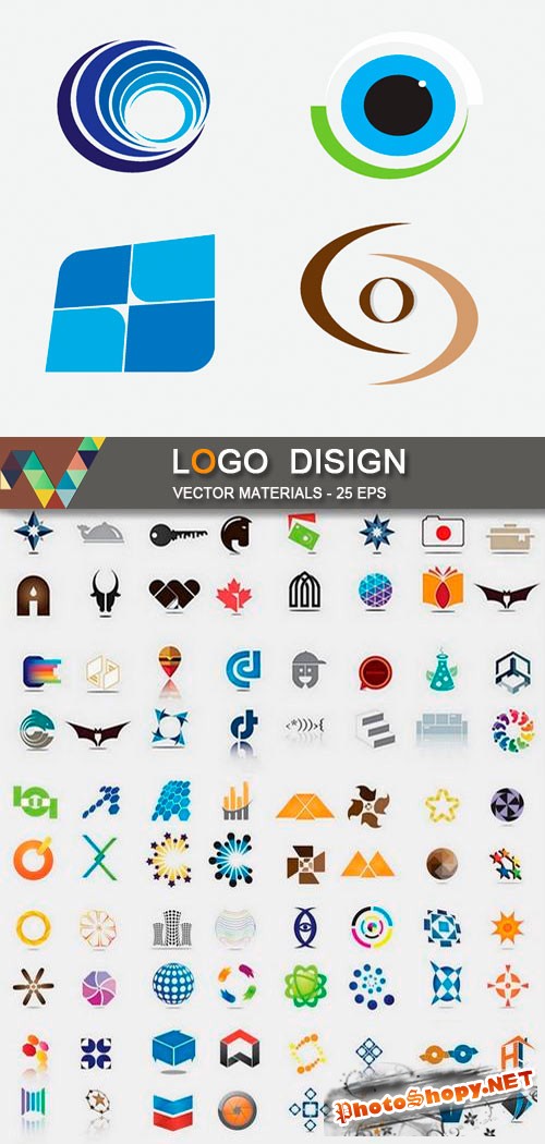 Дизайн логотипов в векторе