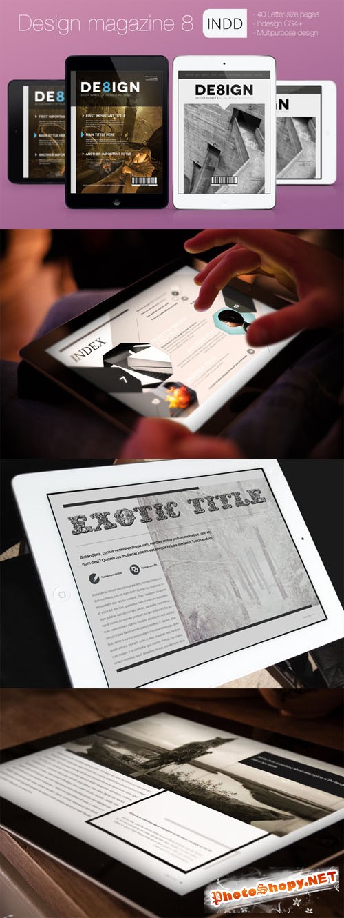 CreativeMarket - Design MGZ 8 for Tablet