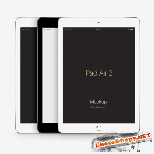 iPad Air 2 Mockup PSD