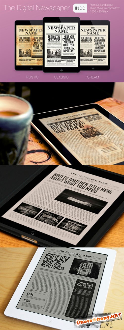 CreativeMarket - The Digital Newspaper