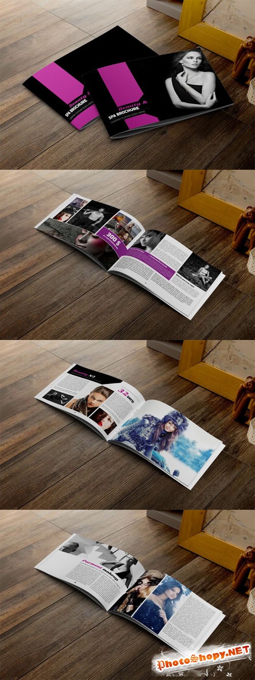CreativeMarket - Fashion & Beauty Brochure Template