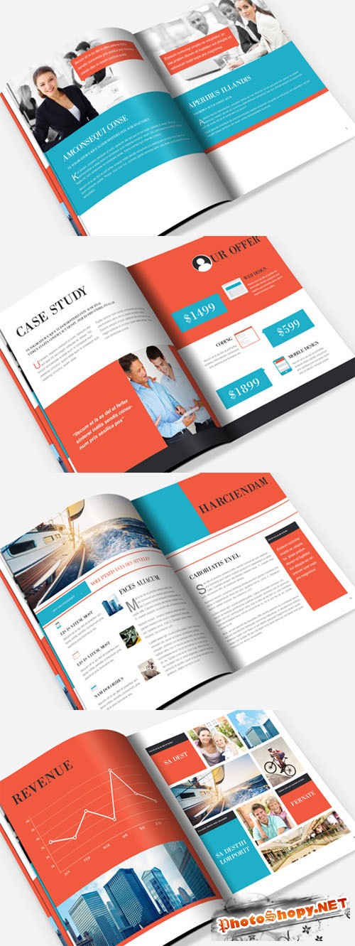CreativeMarket - Corporate Brochure Template