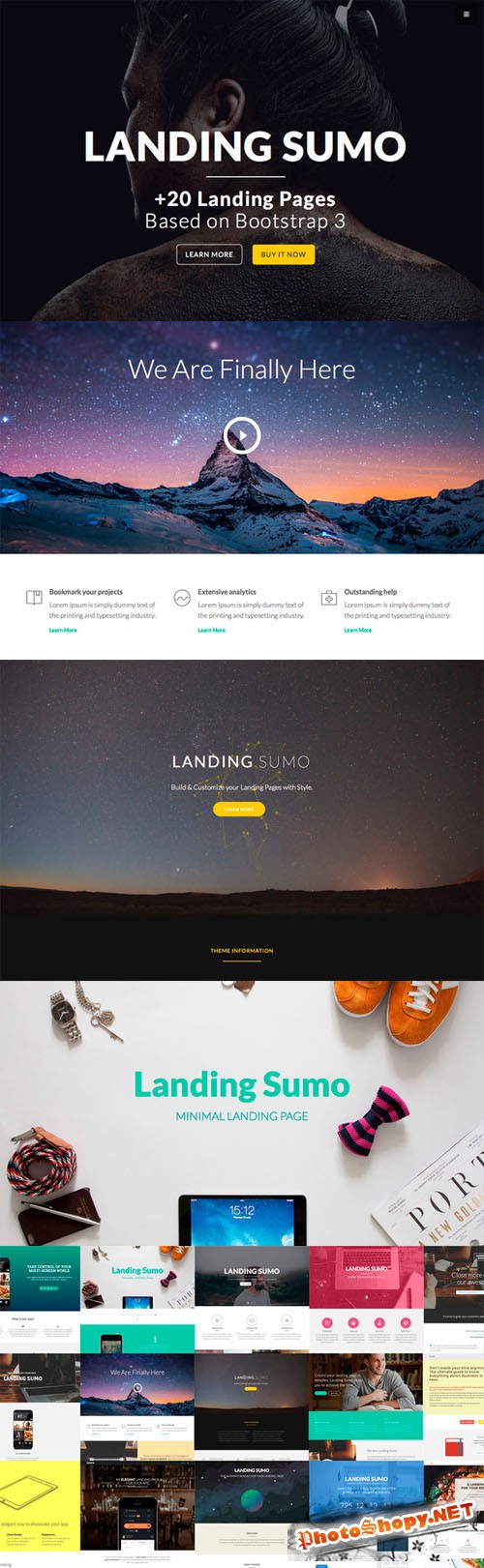 CreativeMarket - LandingSumo +20 Landing Pages