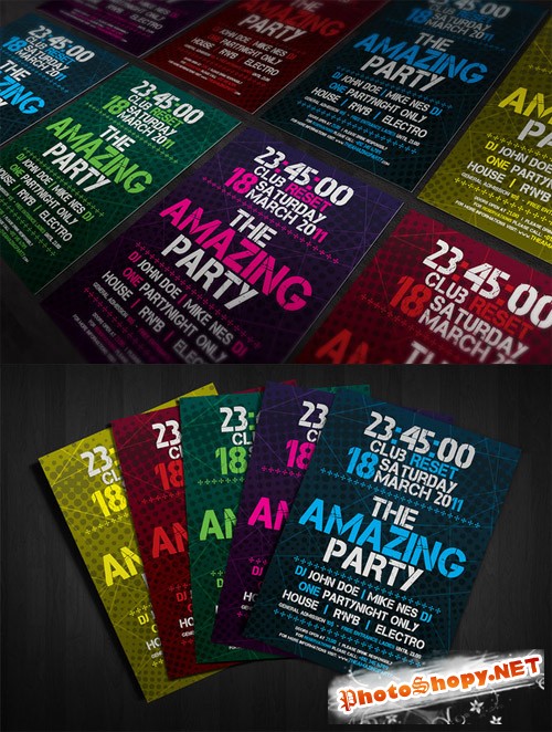 CreativeMarket - Amazing Party Flyer