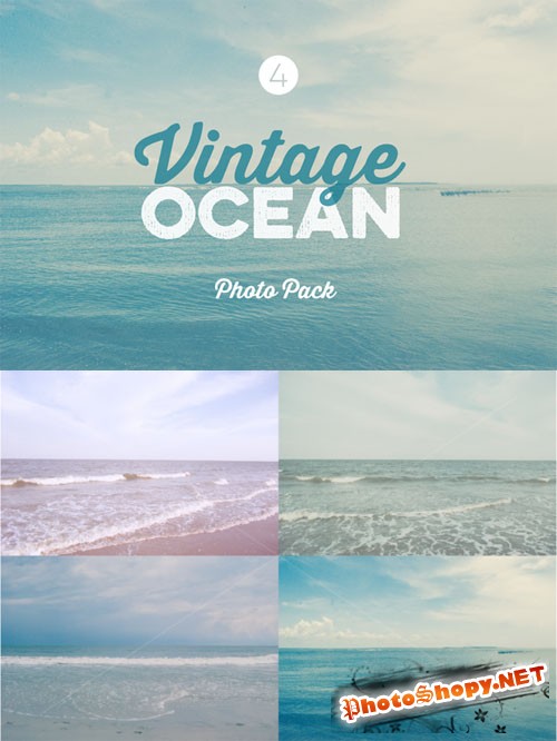 Vintage Ocean Photo Pack - CreativeMarket 62138
