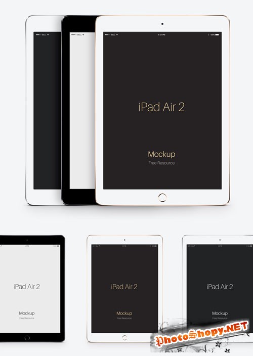 PSD iPad Air 2 Vector Mockup