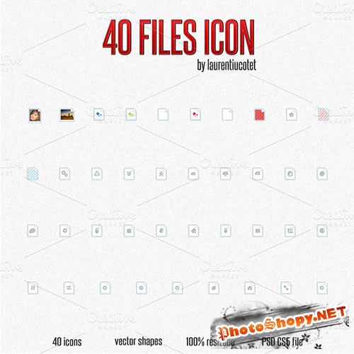 40 Files Icon - Creativemarket 4227