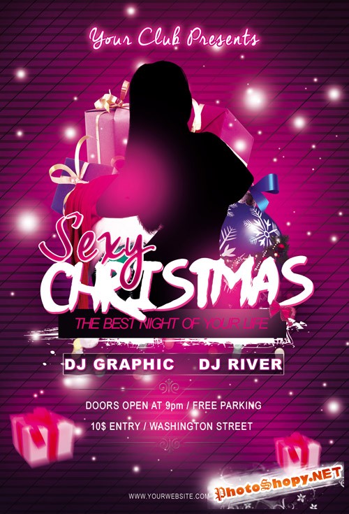 Flyer Template - Sexy Christmas