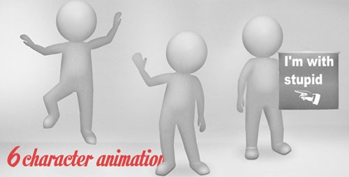 6 Flash Character Animations - Activeden 4820377