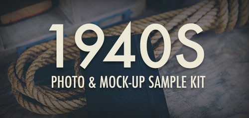 1940s Photo & Mock-Up Sample Kit