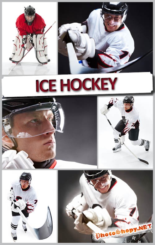 Шыкарный растровый фотосток хокей на льду | Ice Hockey