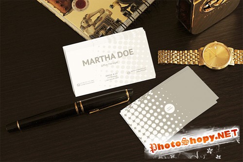 Business Cards Mock-up PSD Template