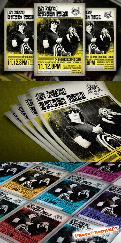Live Concert Flyer Template V3 - CM 86813