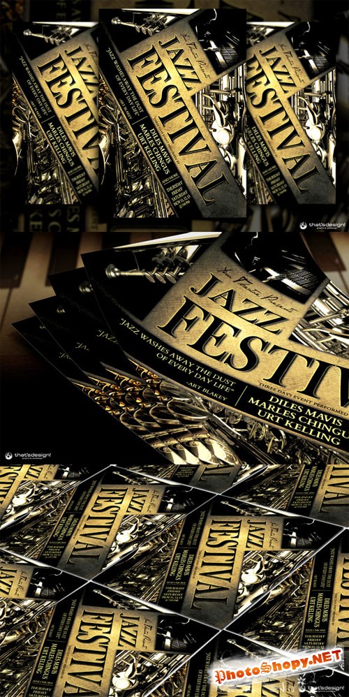 Jazz Festival Flyer Template - CM 90482