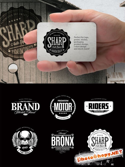 Badges & Logos Vol.03 - Creativemarket 12944