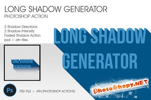 Long Shadow Generator - Creativemarket 85586