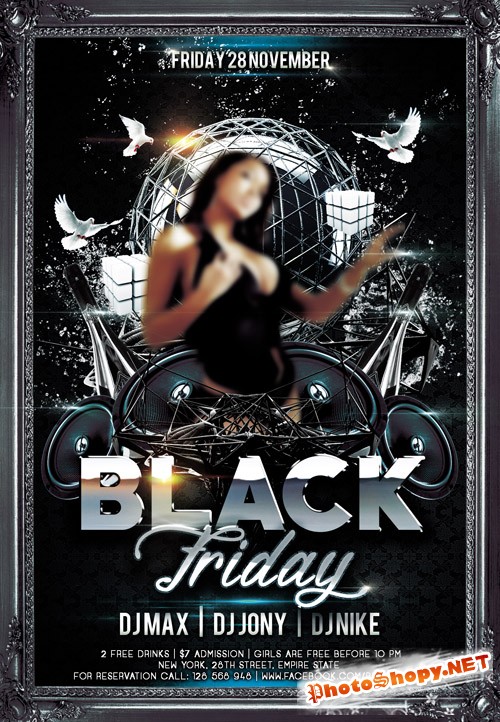 Flyer PSD Template - Black Friday 3