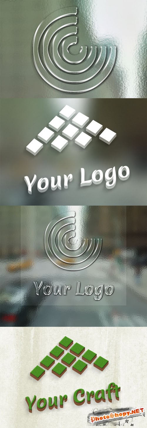 Logo Mock-ups - Urban Style - Creativemarket 2684