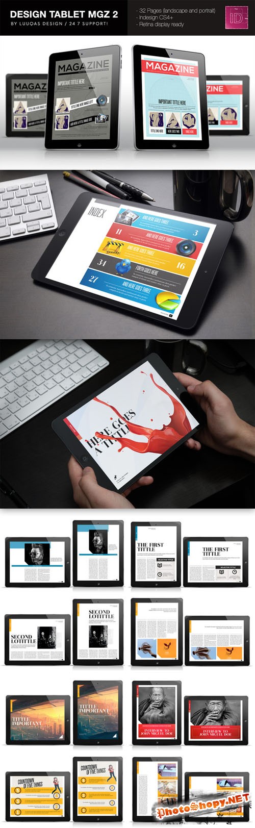 Design Magazine 2 for Tablet - Creativemarket 127769