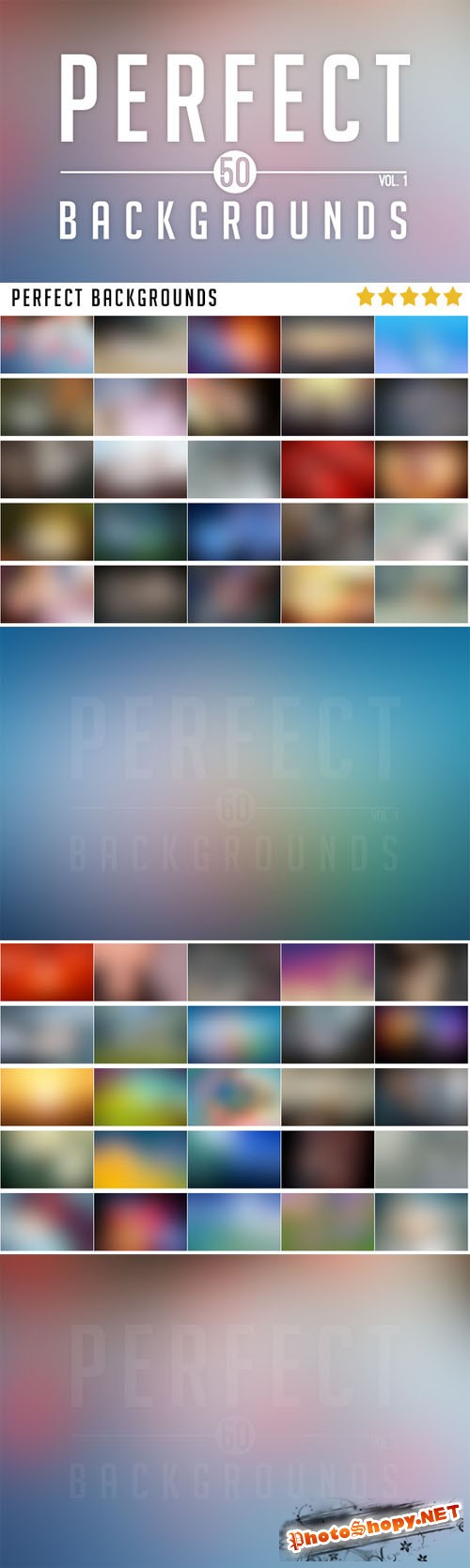 50 Perfect Blurred Backgrounds Vol.1 - CM 19991