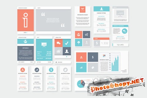 Clean and Fresh Infographic Elements - CM 75039