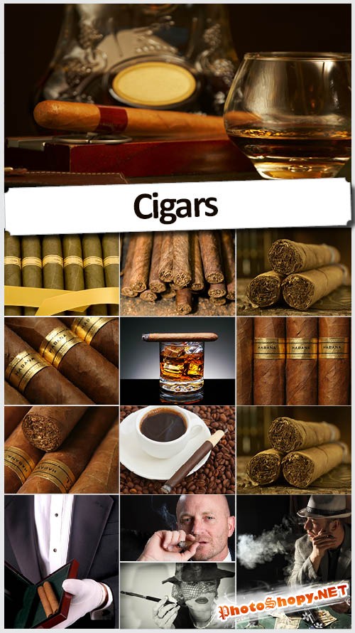 Доминиканские сигары - Высококачественный растровый клипарт
