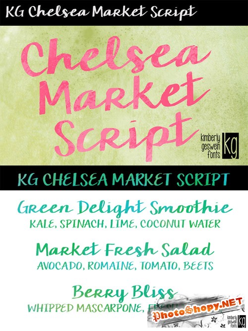 Font TTF - KG Chelsea Market Script
