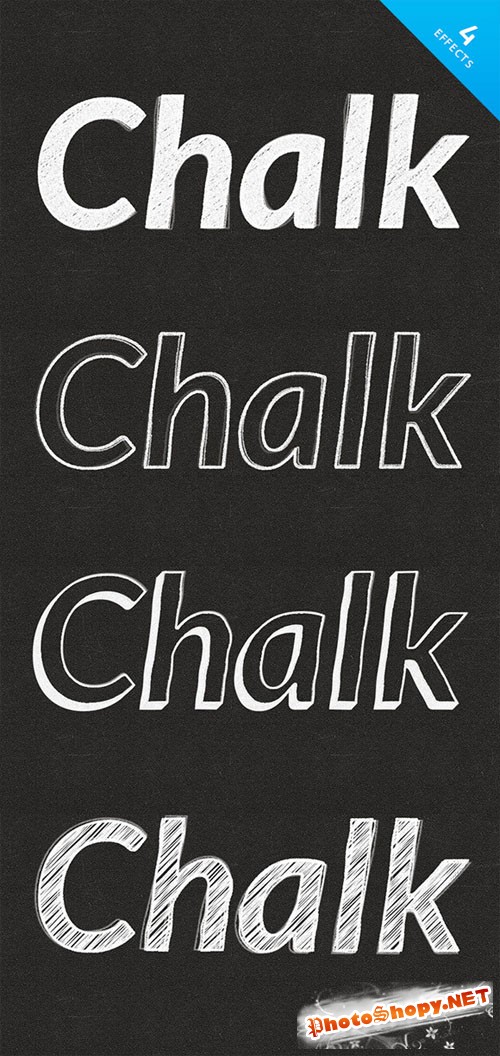 Chalk Text Effects - CM 88765