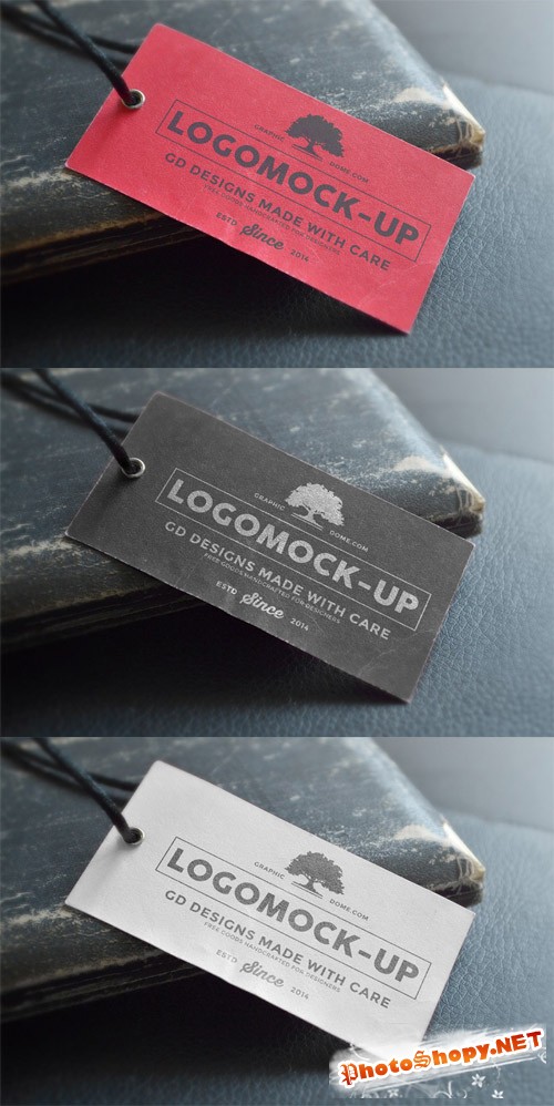 Logo Label Mock-up PSD