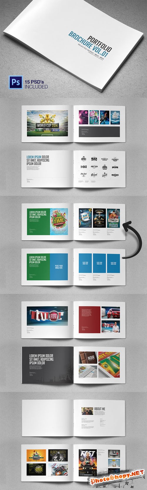 Portfolio Brochure Vol.01 - Creativemarket 27241