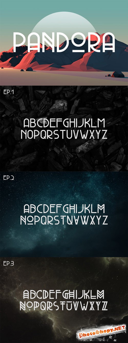 Pandora Typeface Font