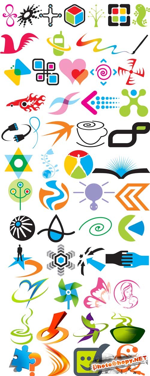 Сборник логотипов - psd files