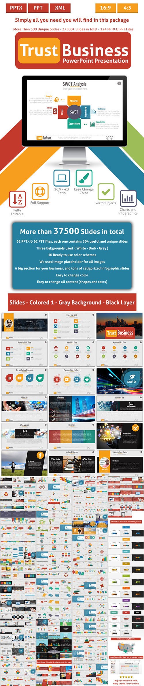 Trust Business PowerPoint Presentation Template - Graphicriver 11146006