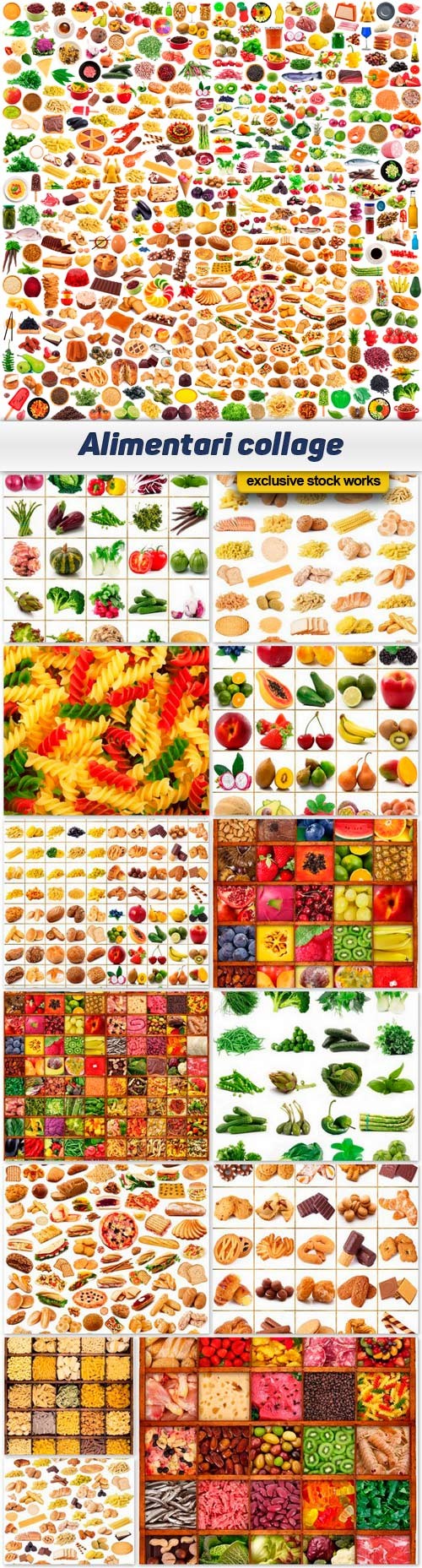 Alimentari collage - 15 UHQ JPEG