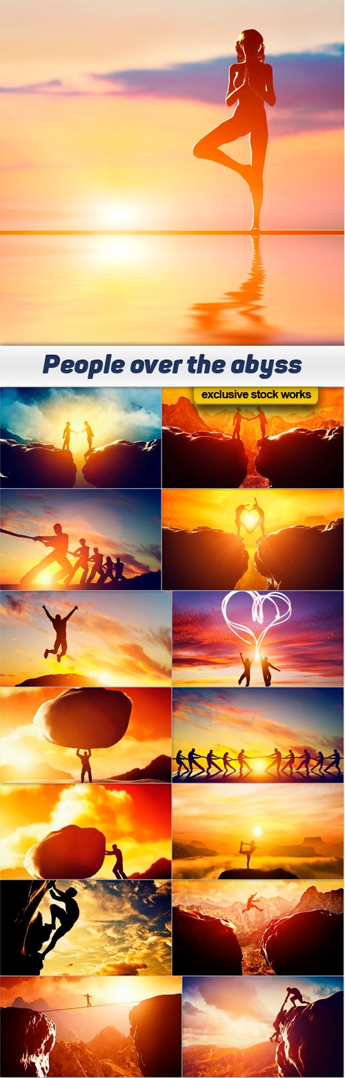 People over the abyss - 15 UHQ JPEG
