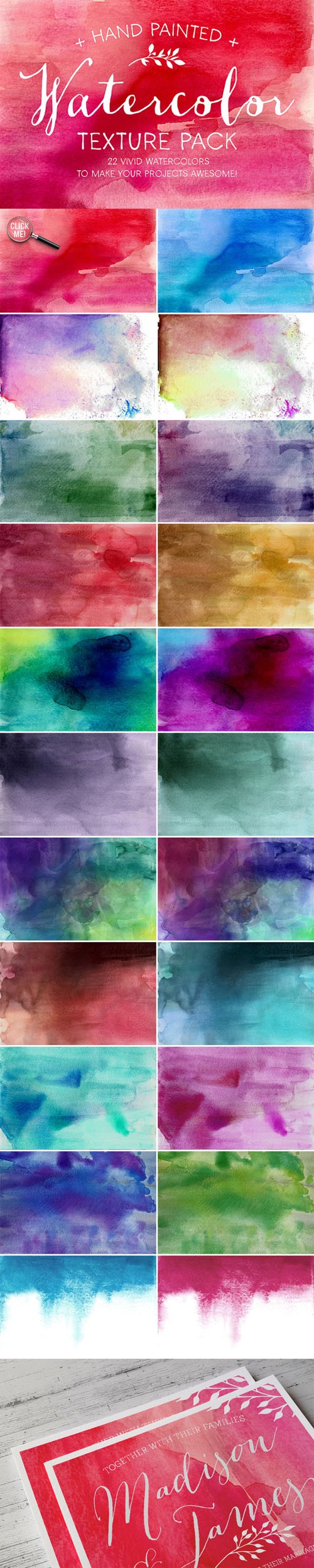 Creativemarket - The Watercolor Texture Pack 74570